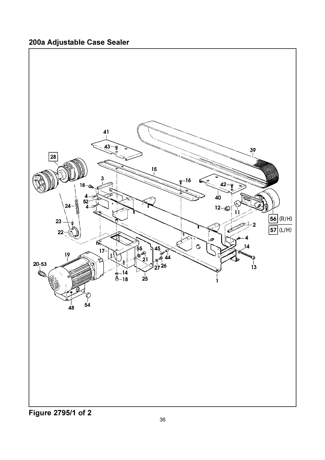 3M manual 200a Adjustable Case Sealer 