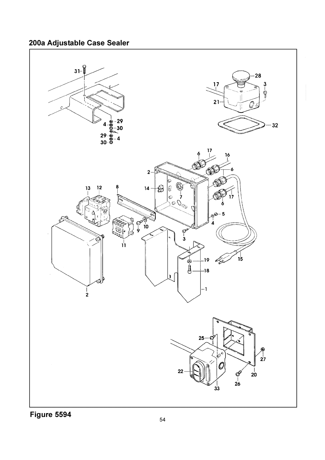 3M manual 200a Adjustable Case Sealer 