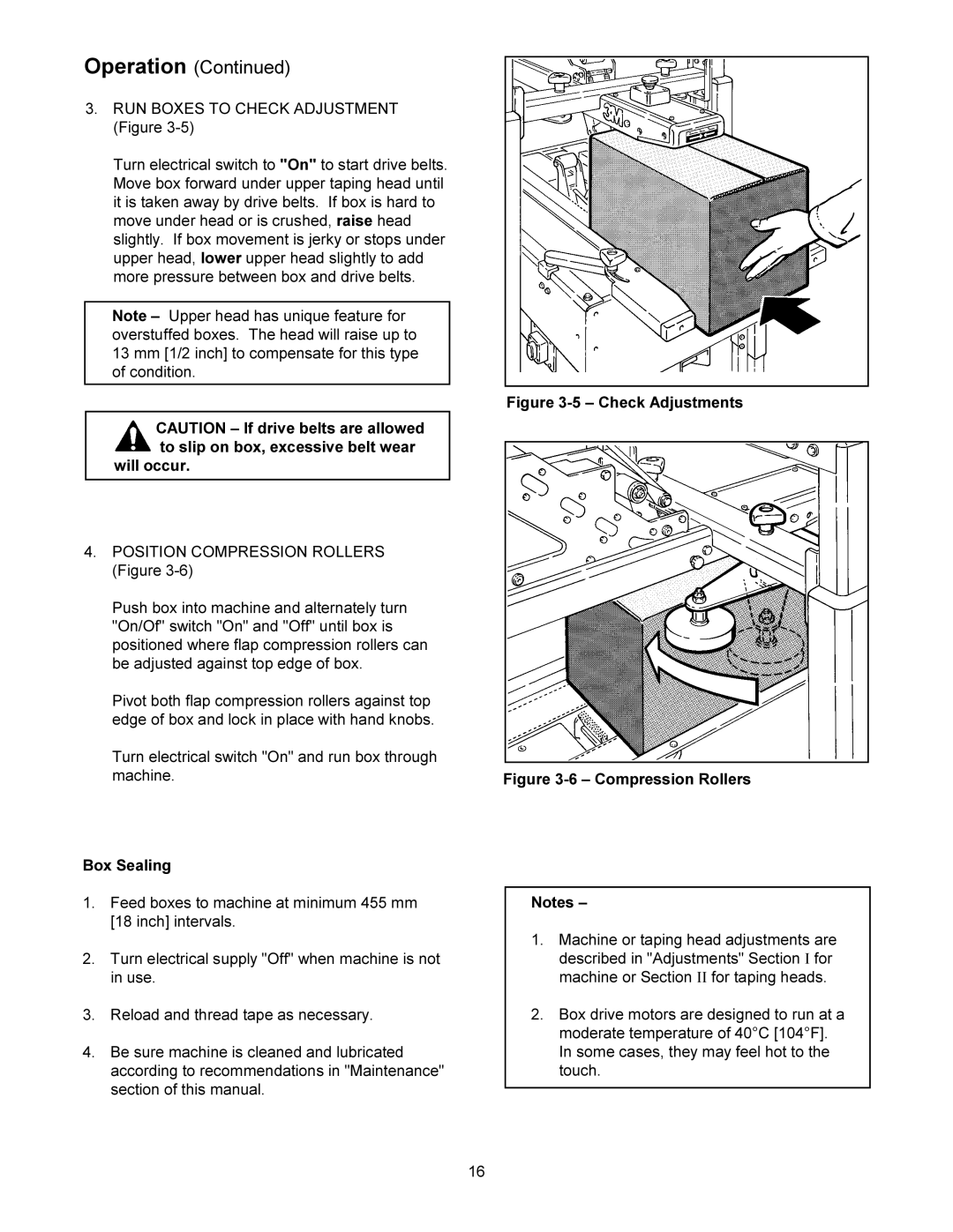 3M 200a manual Will occur, Box Sealing 