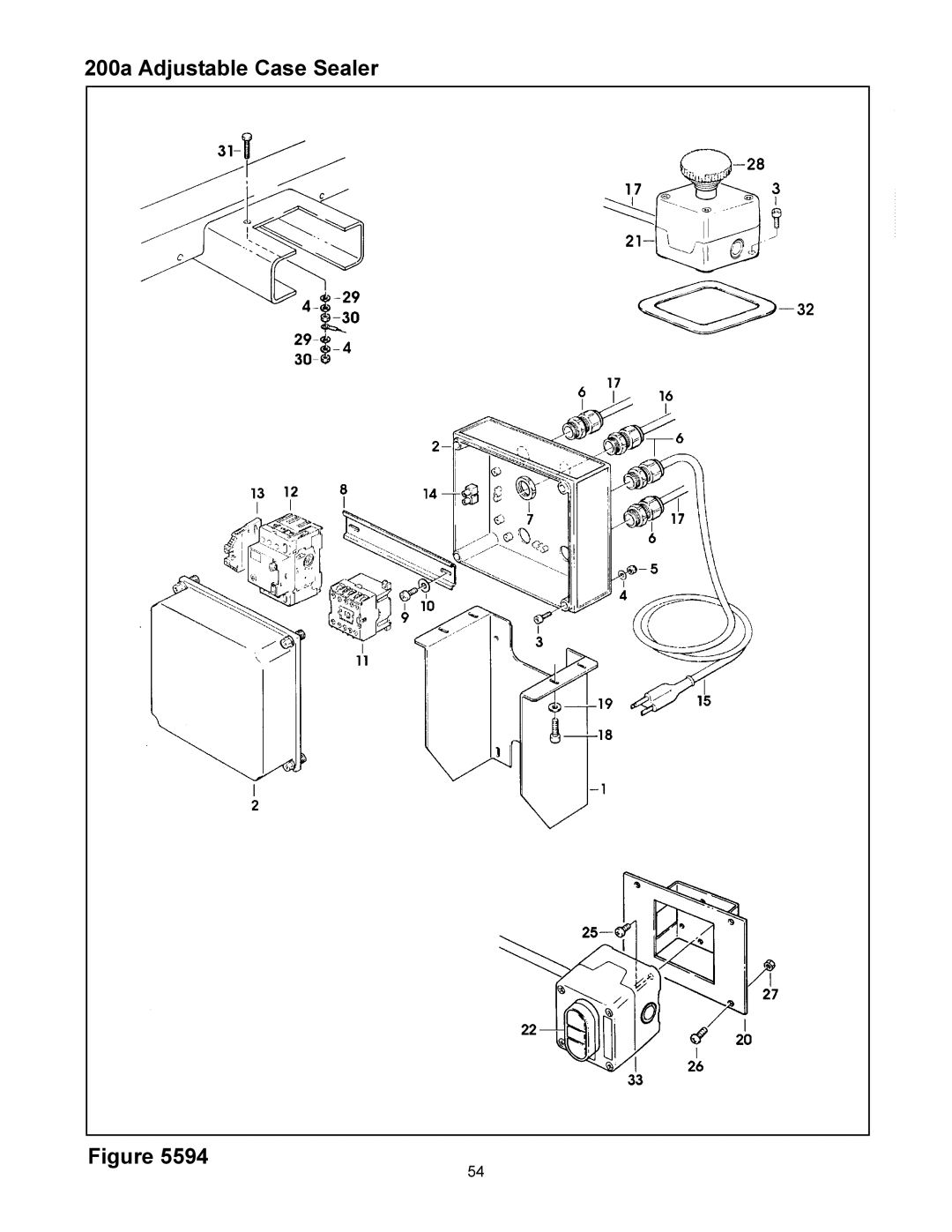 3M manual 200a Adjustable Case Sealer 