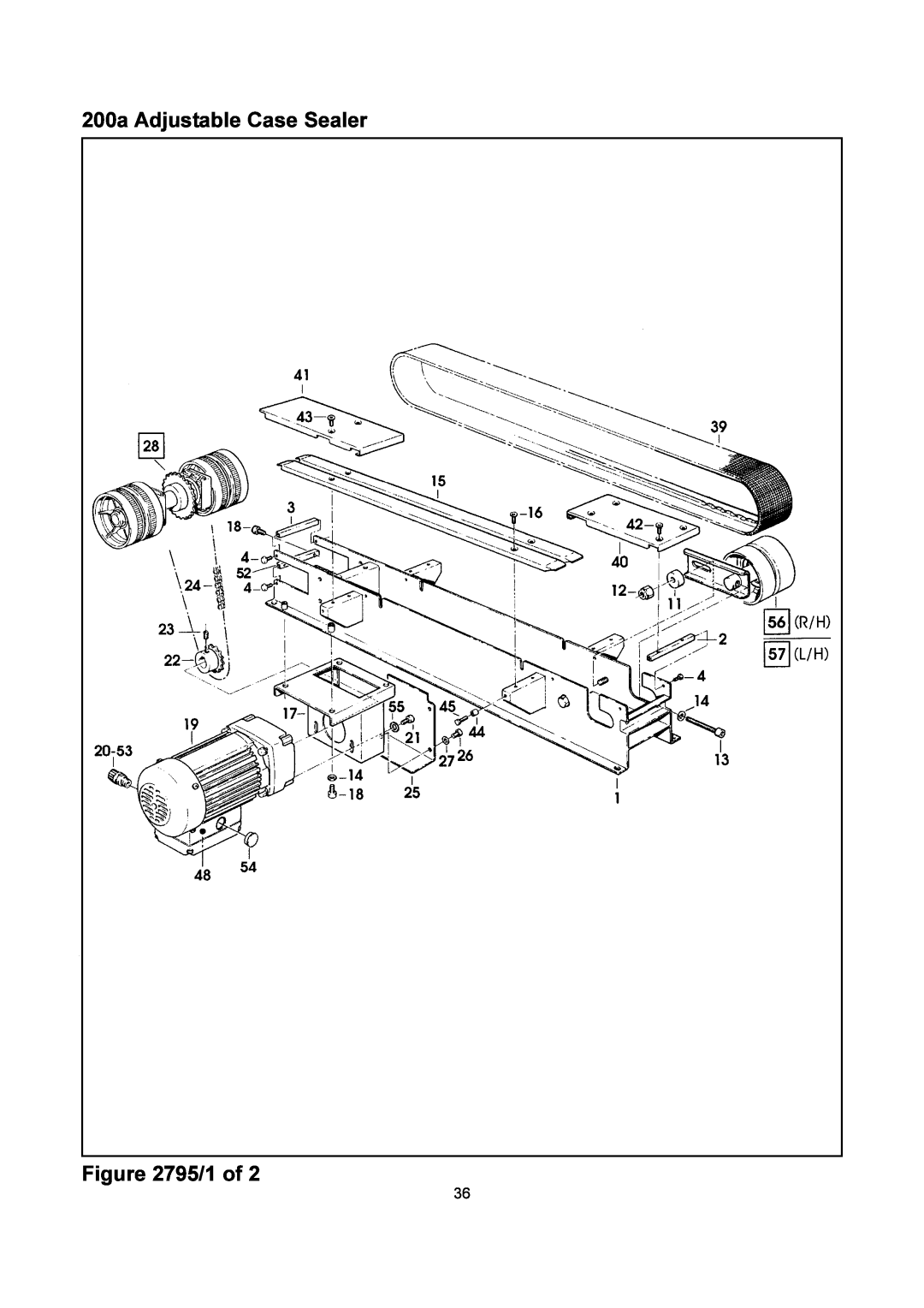 3M manual 200a Adjustable Case Sealer /1 of 