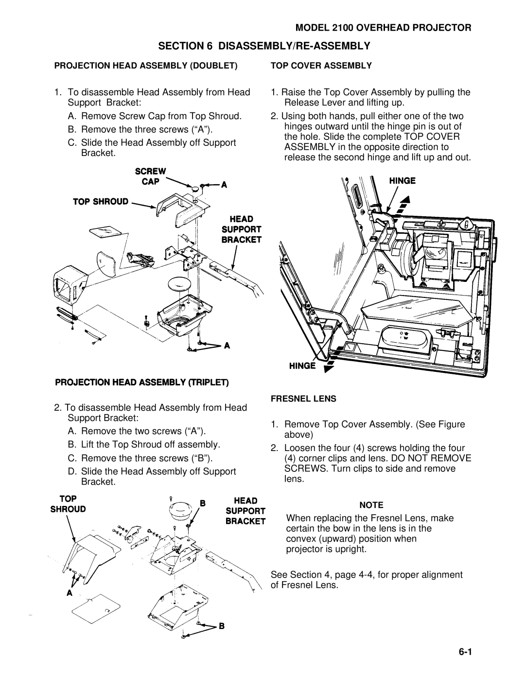 3M 2100 manual Disassembly/Re-Assembly 