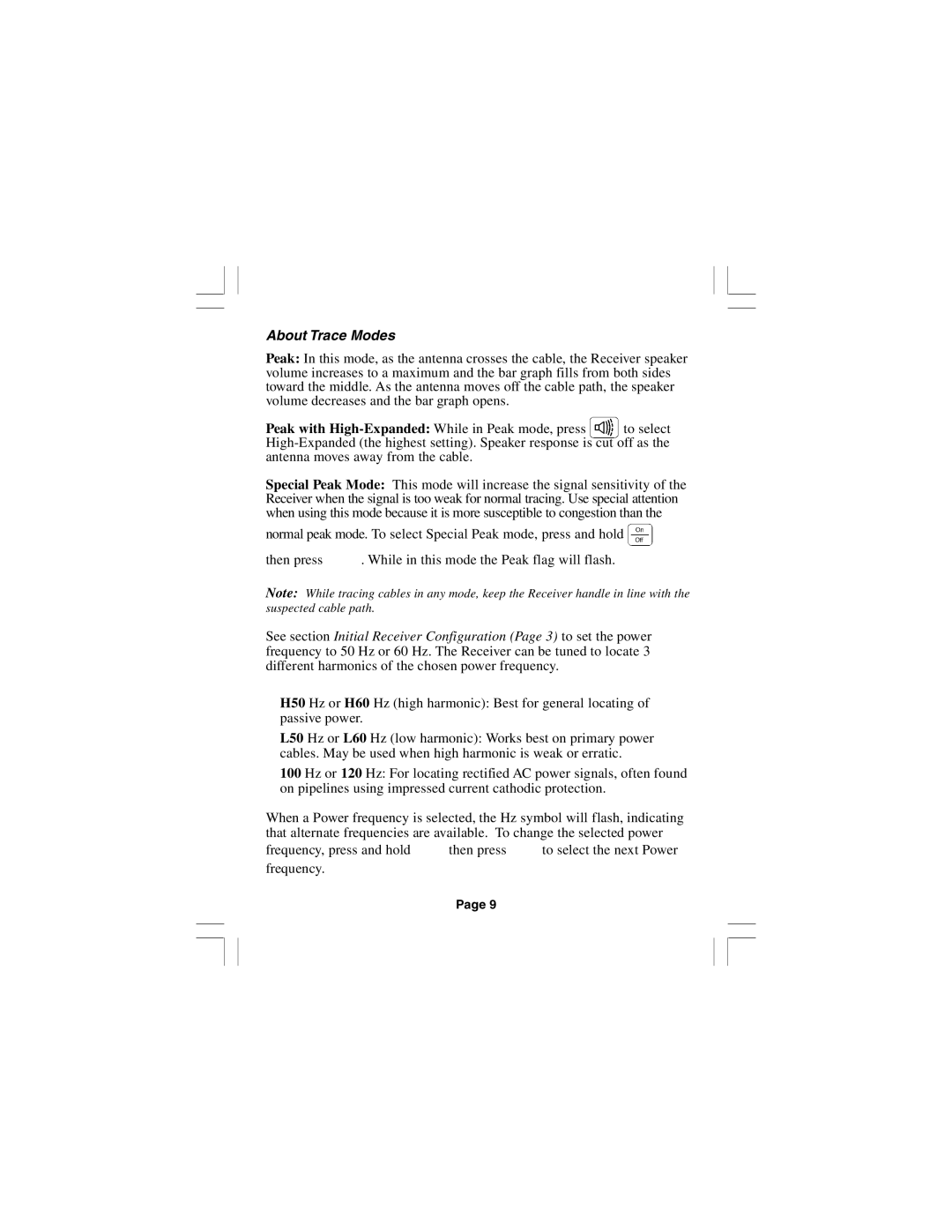 3M 2210E manual About Trace Modes 