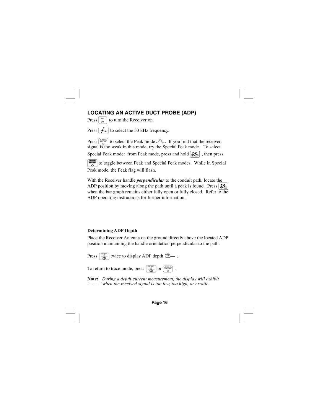 3M 2273E, 2250E manual Locating AN Active Duct Probe ADP, Determining ADP Depth 