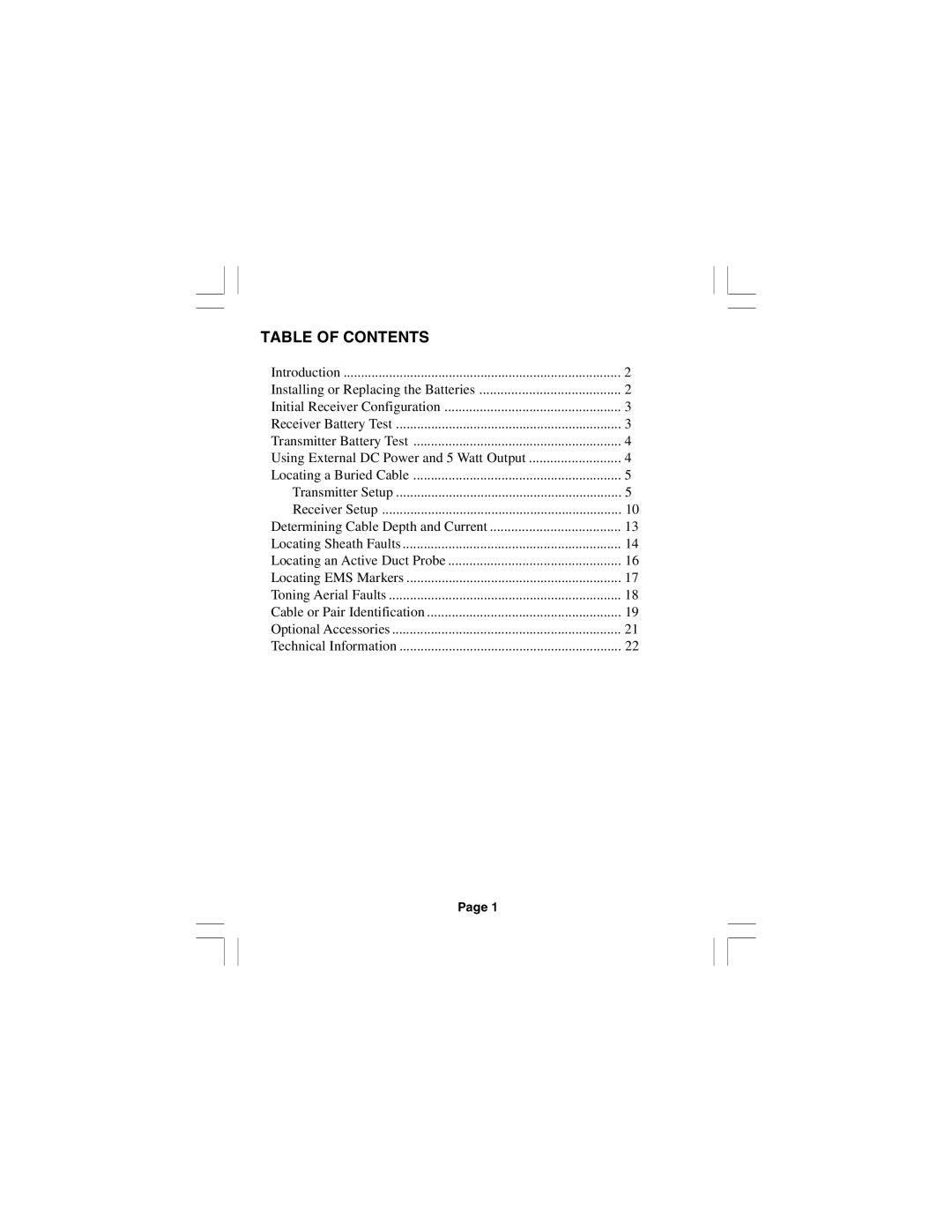 3M 2250E, 2273E manual Table of Contents 