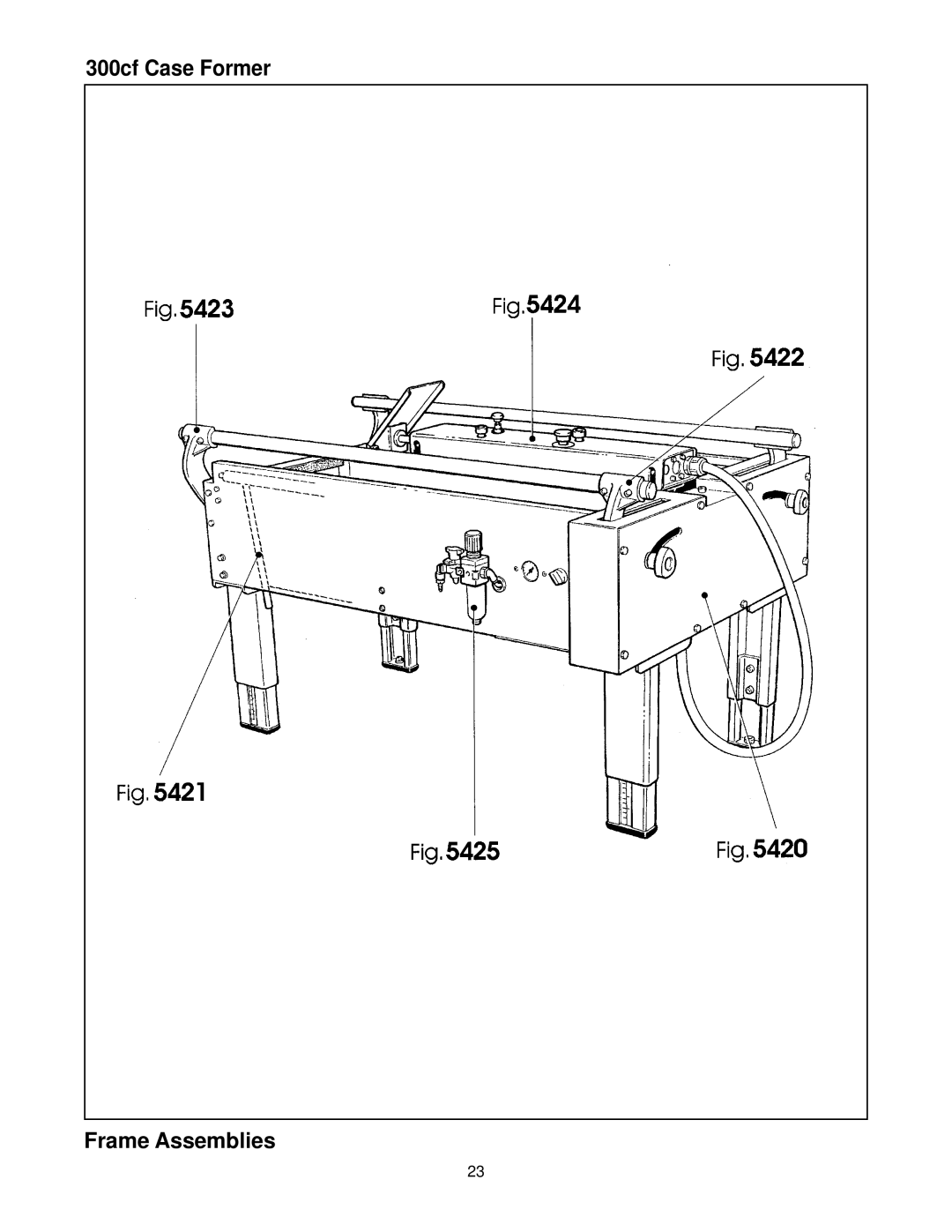 3M manual 300cf Case Former Frame Assemblies 