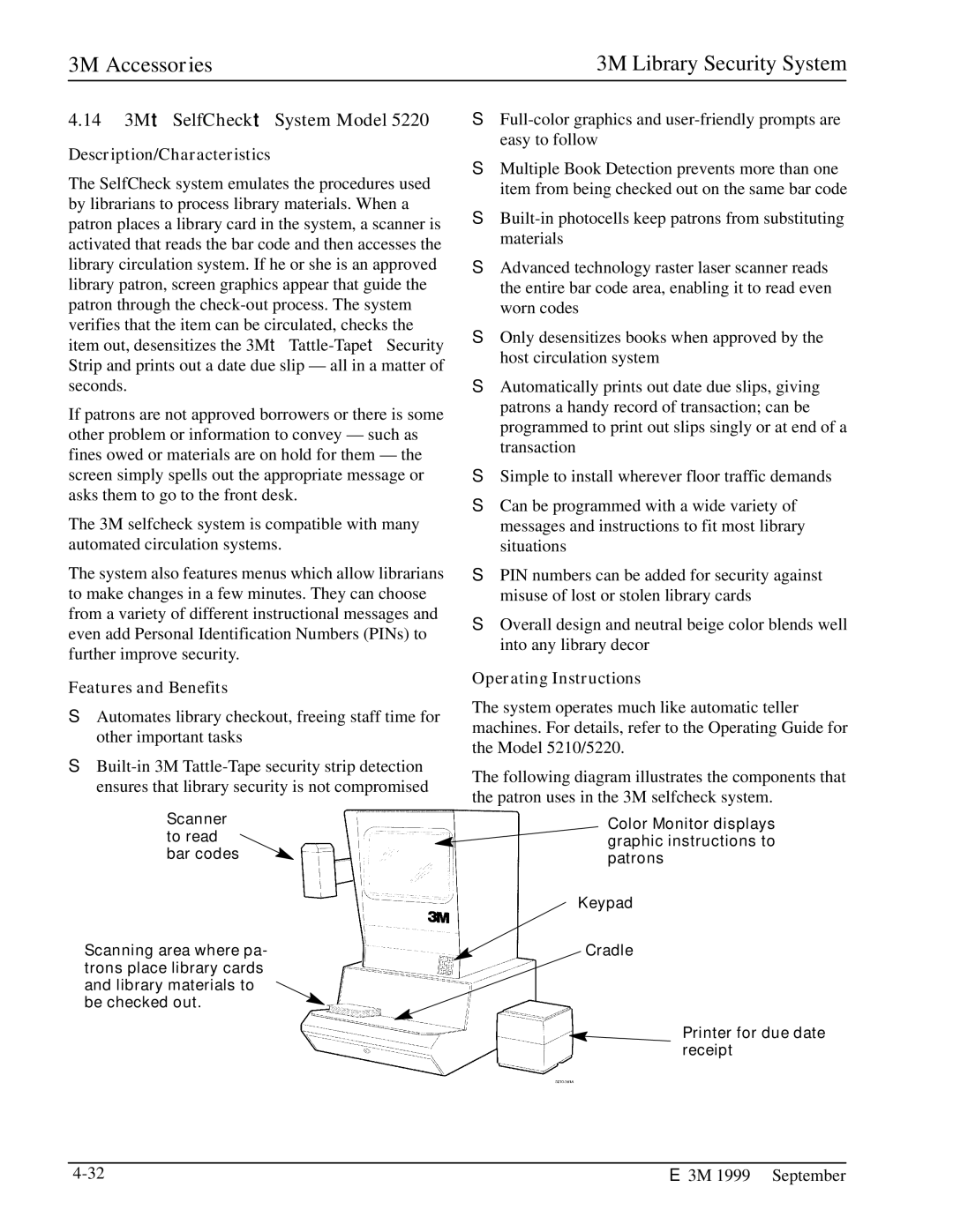 3M 3803, 3802, 3801, 3501, 2302, 3804, 3502, 2301 manual 14 3Mt SelfCheckt System Model 