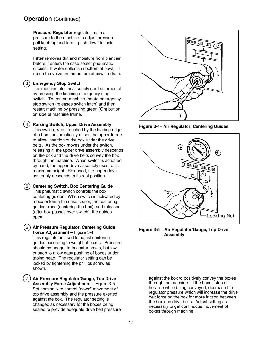 3M 39600 manual Emergency Stop Switch, Raising Switch, Upper Drive Assembly 