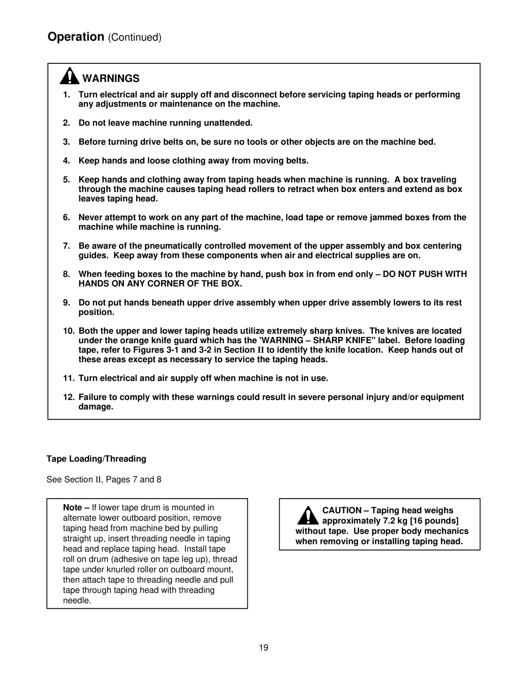 3M 39600 manual See Section II, Pages 7 