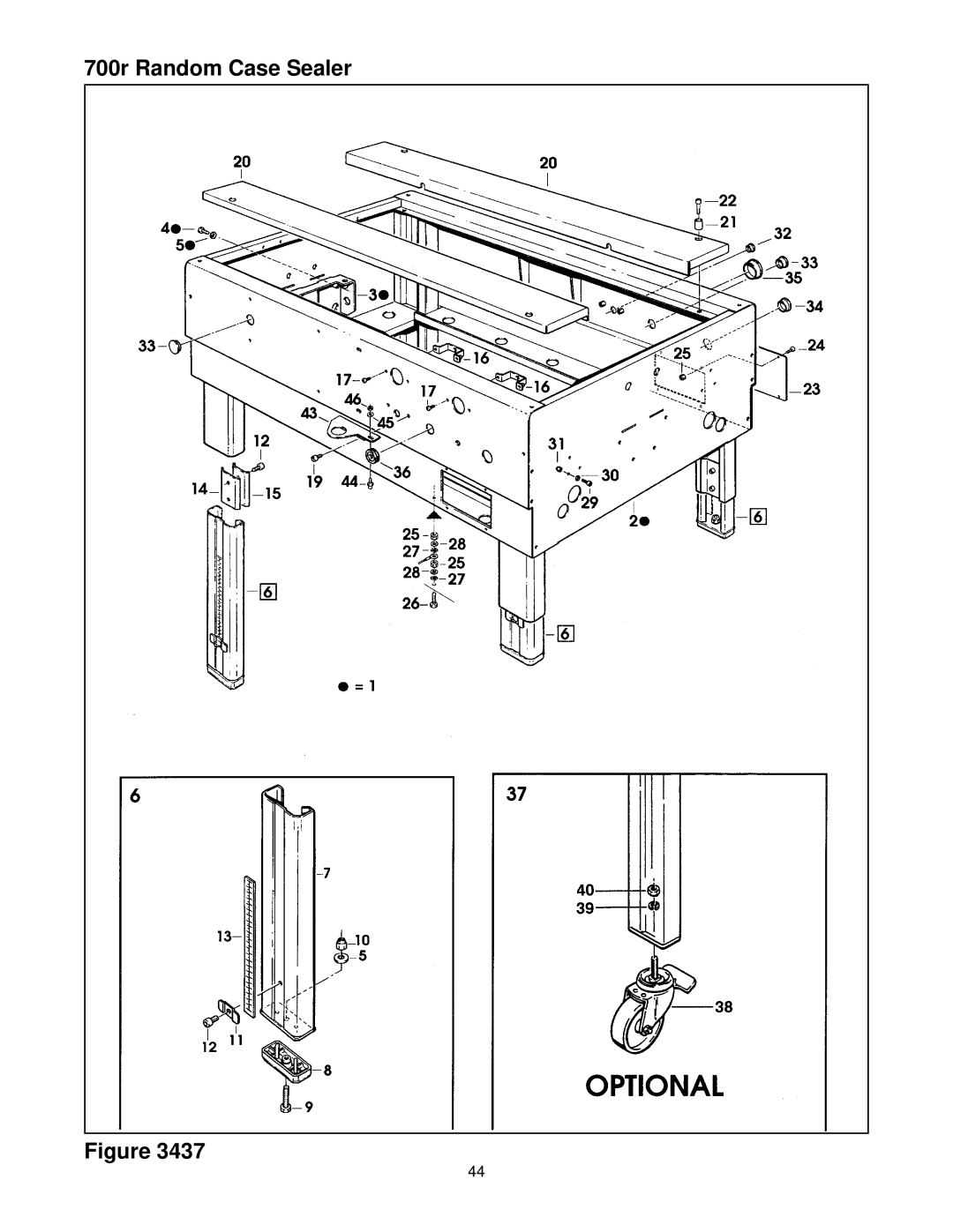 3M 39600 manual 700r Random Case Sealer 