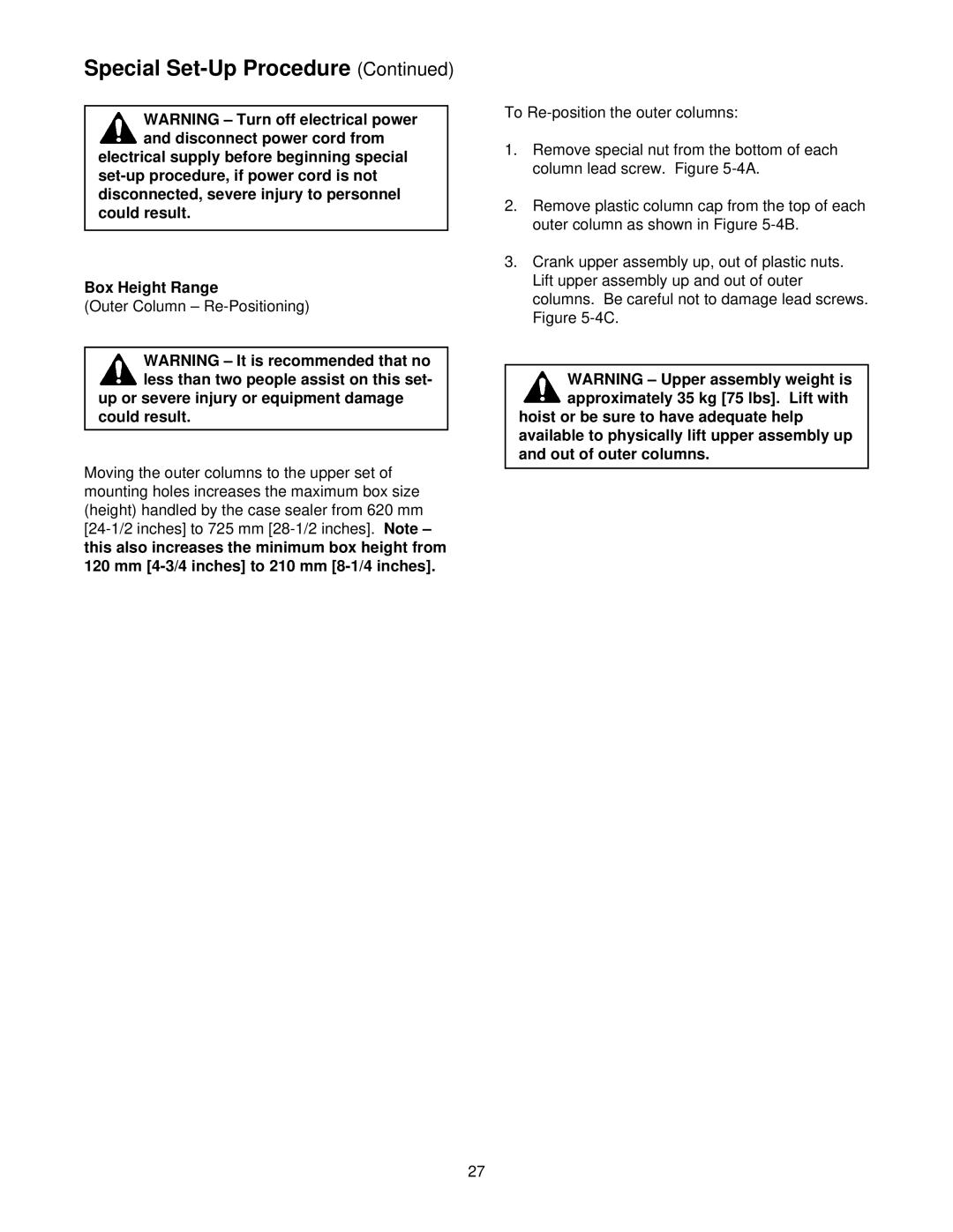 3M 39600 manual Up or severe injury or equipment damage could result 