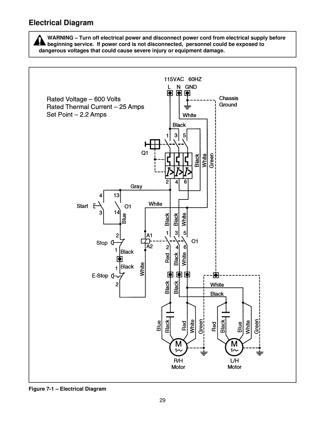 3M 39600 manual Electrical Diagram 