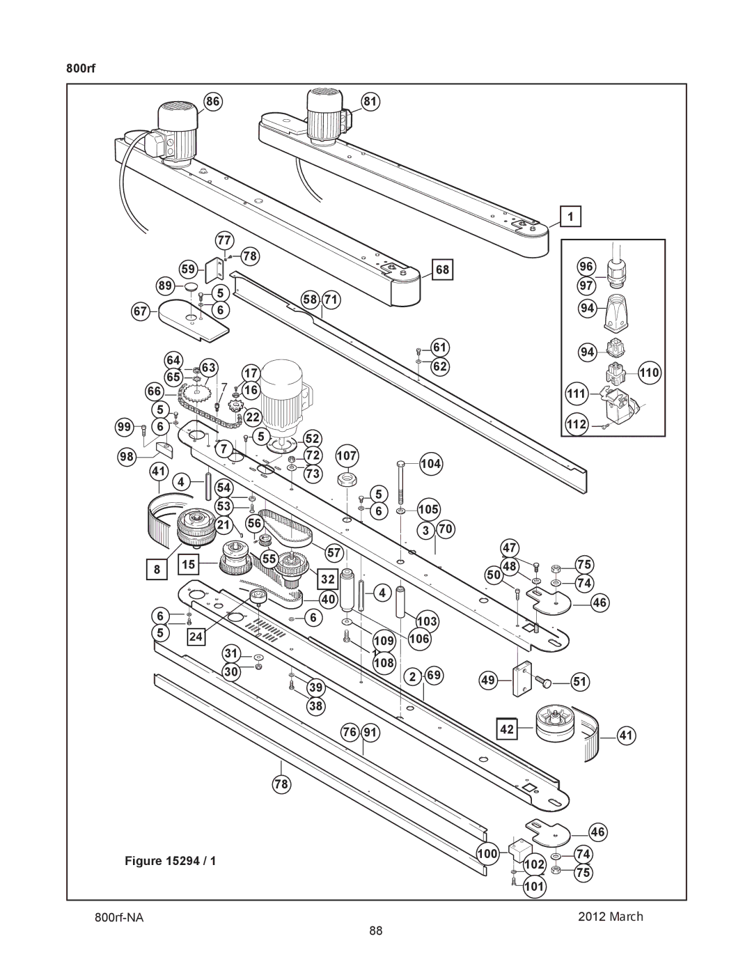 3M 40800, 800rf manual 