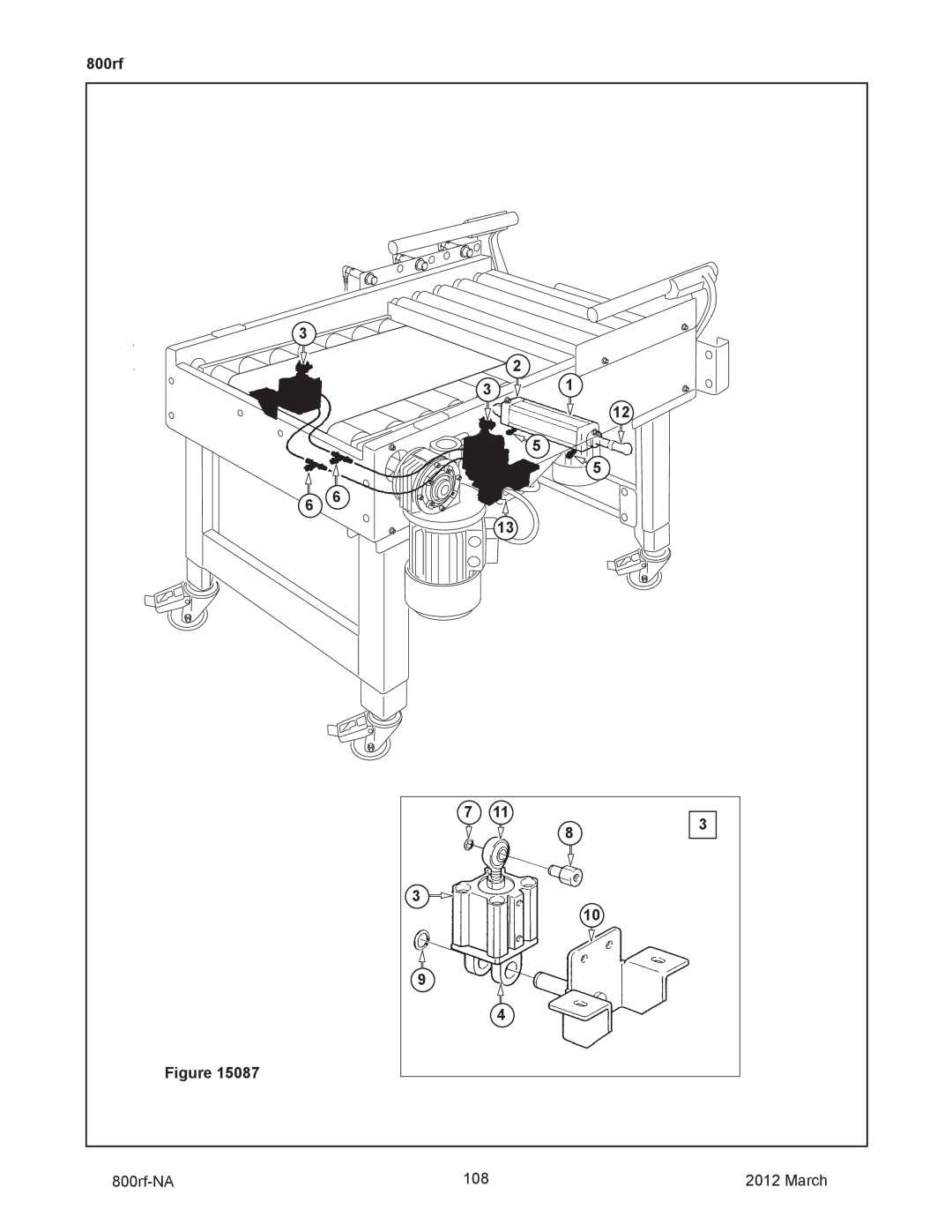 3M 40800 manual 800rf 800rf-NA 108 March 