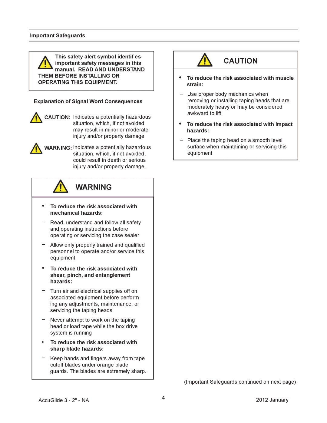 3M 40800, 800rf Them Before Installing or Operating this Equipment, To reduce the risk associated with mechanical hazards 