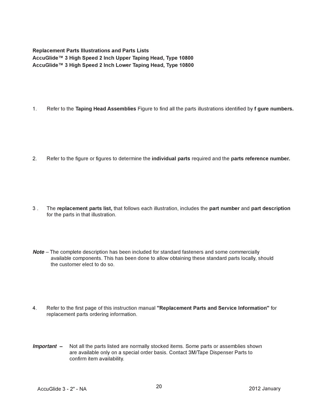 3M 40800 operating instructions 