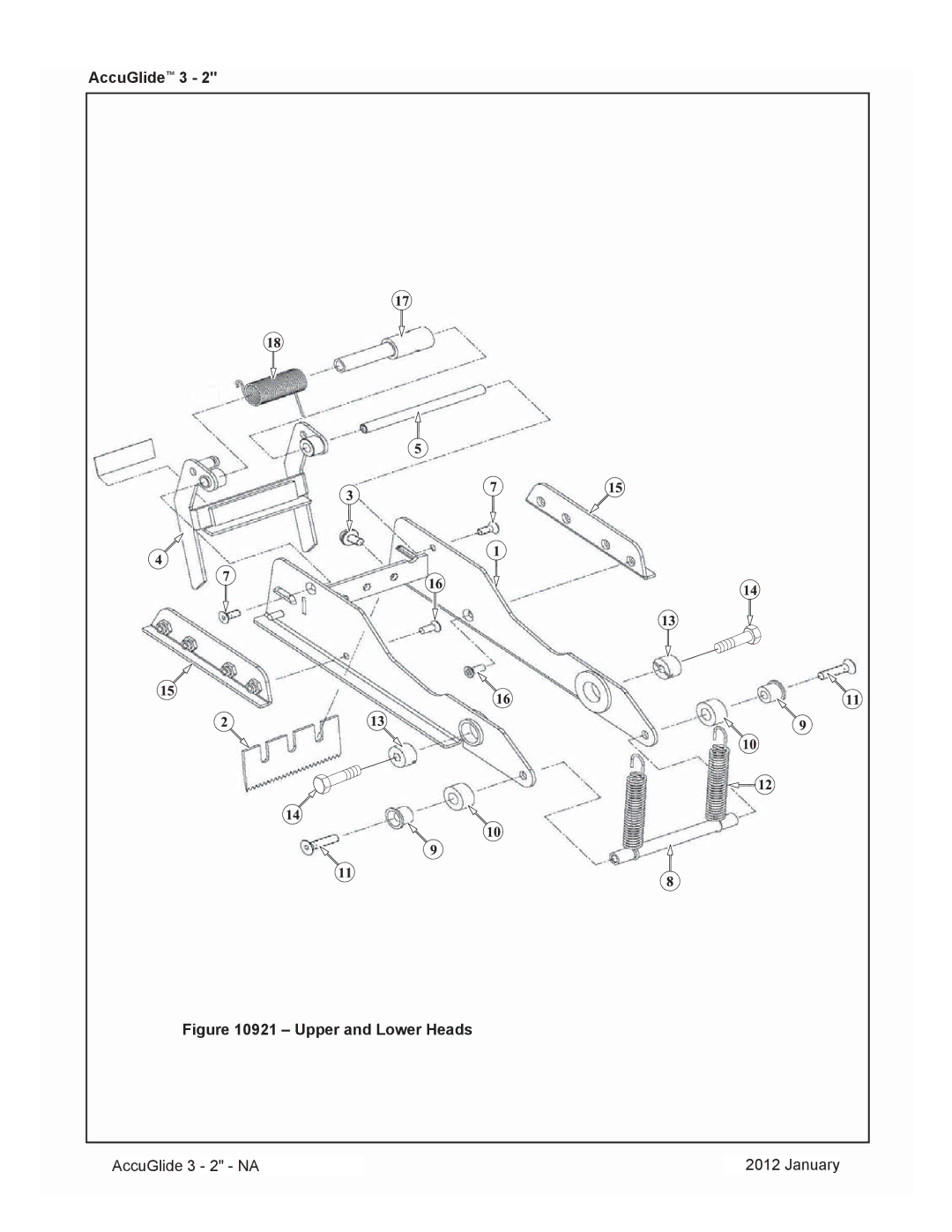 3M 40800 operating instructions Upper and Lower Heads 