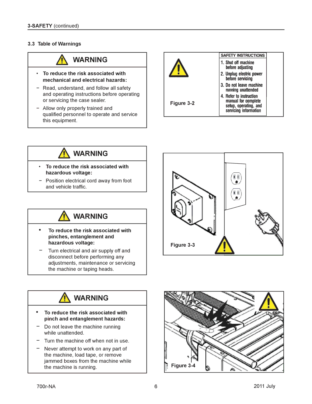 3M 40800 operating instructions To reduce the risk associated with hazardous voltage 