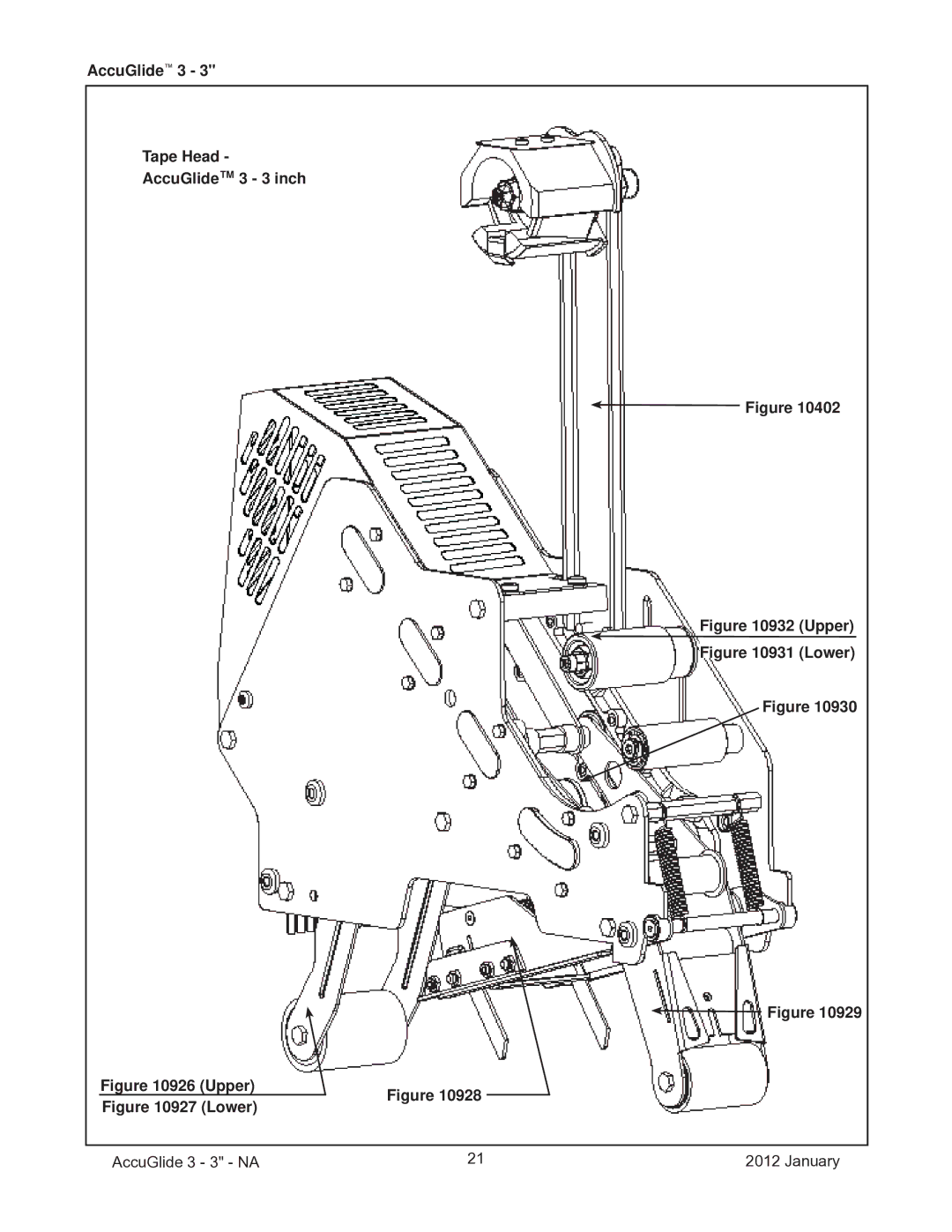 3M 40800 operating instructions Upper, Lower 