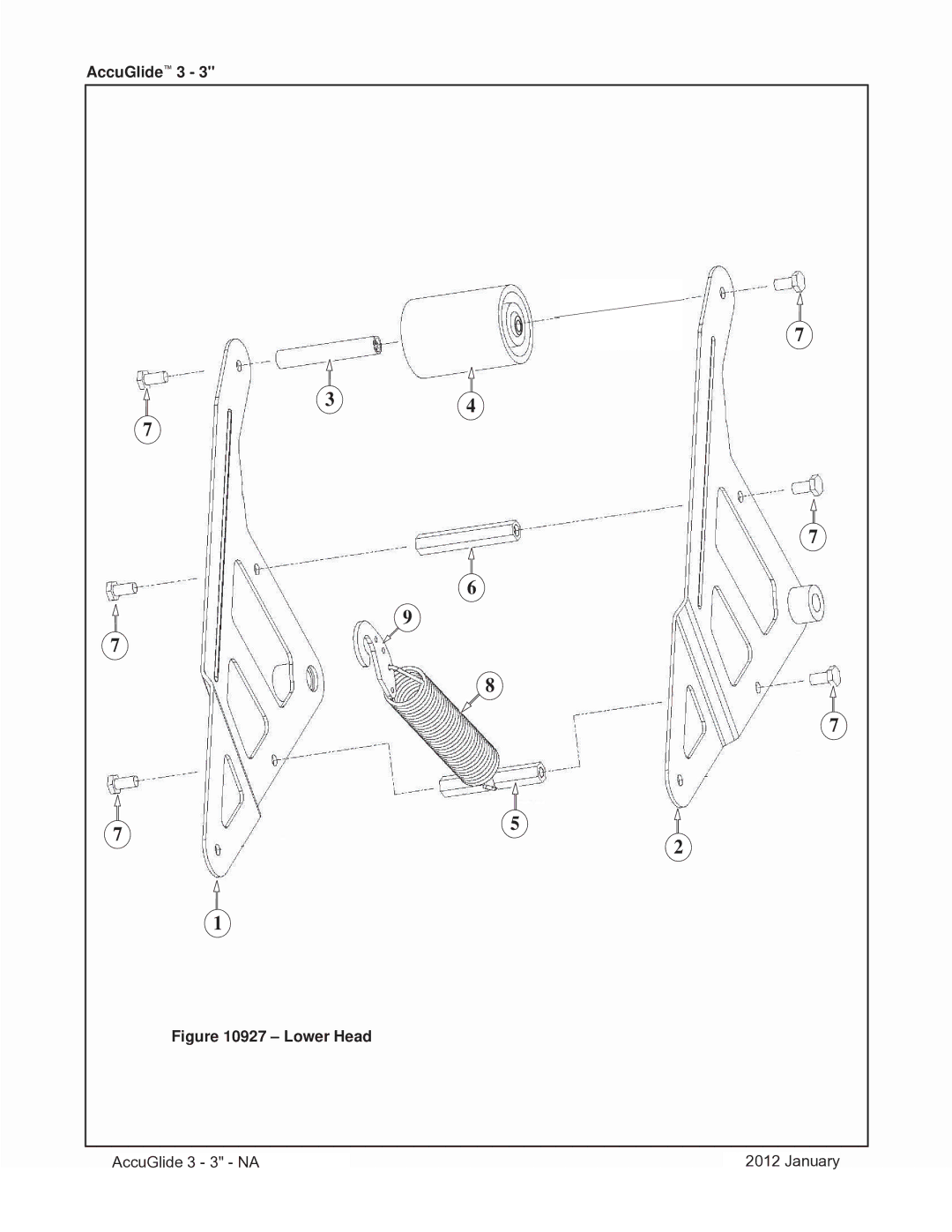 3M 40800 operating instructions Lower Head 