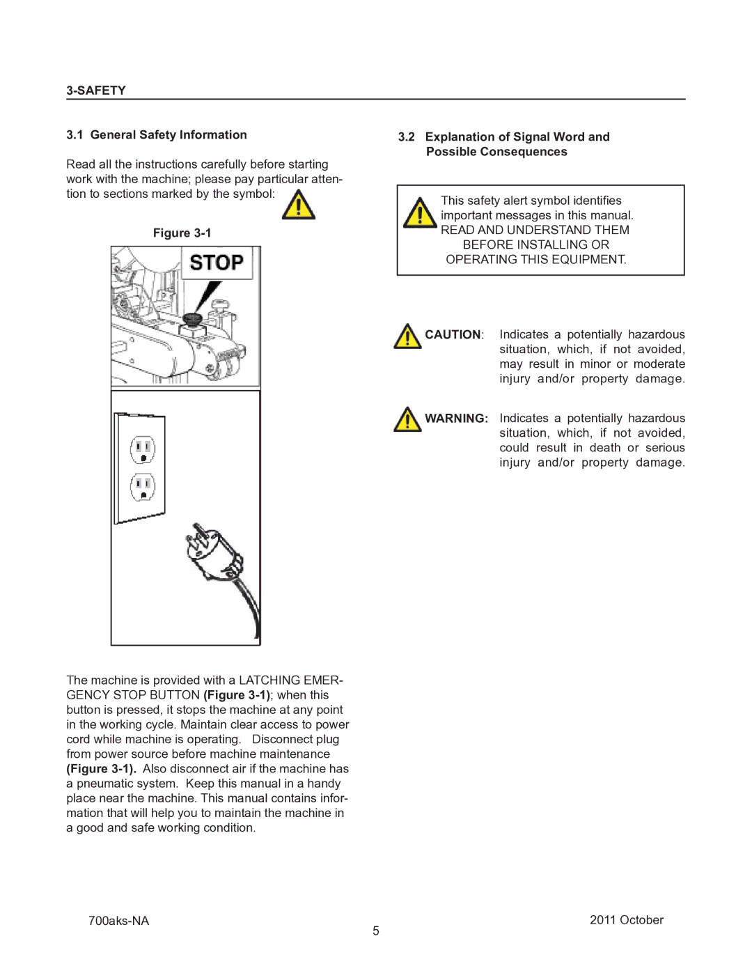 3M 40800 operating instructions General Safety Information, Explanation of Signal Word and Possible Consequences 