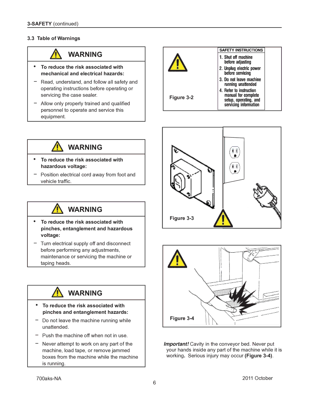 3M 40800 operating instructions To reduce the risk associated with hazardous voltage 