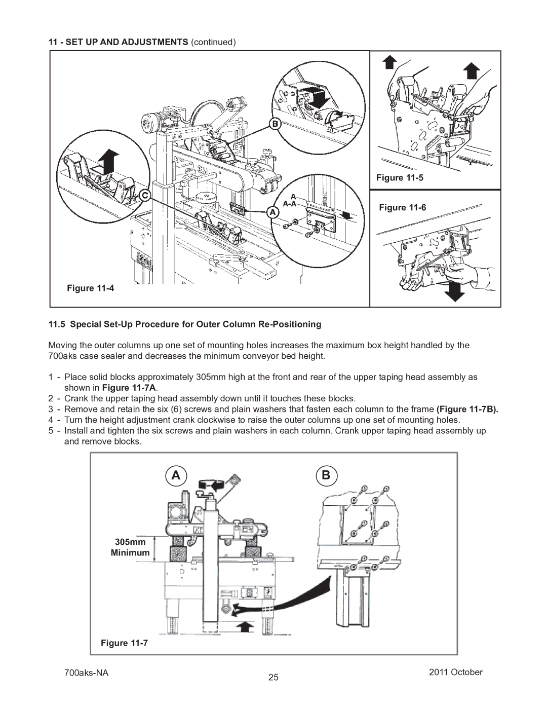 3M 40800 operating instructions 305mm Minimum 