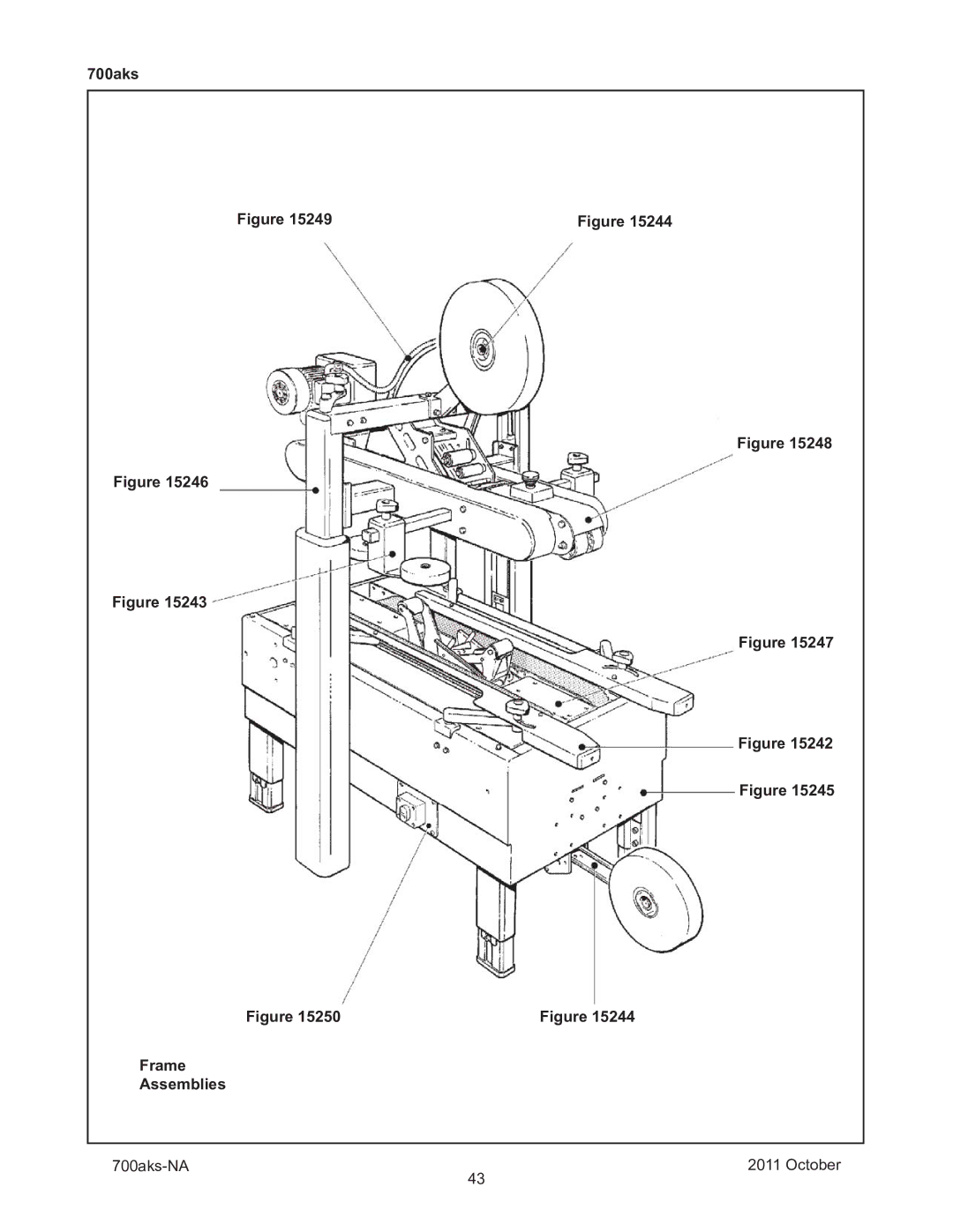 3M 40800 operating instructions 700aks Frame Assemblies 