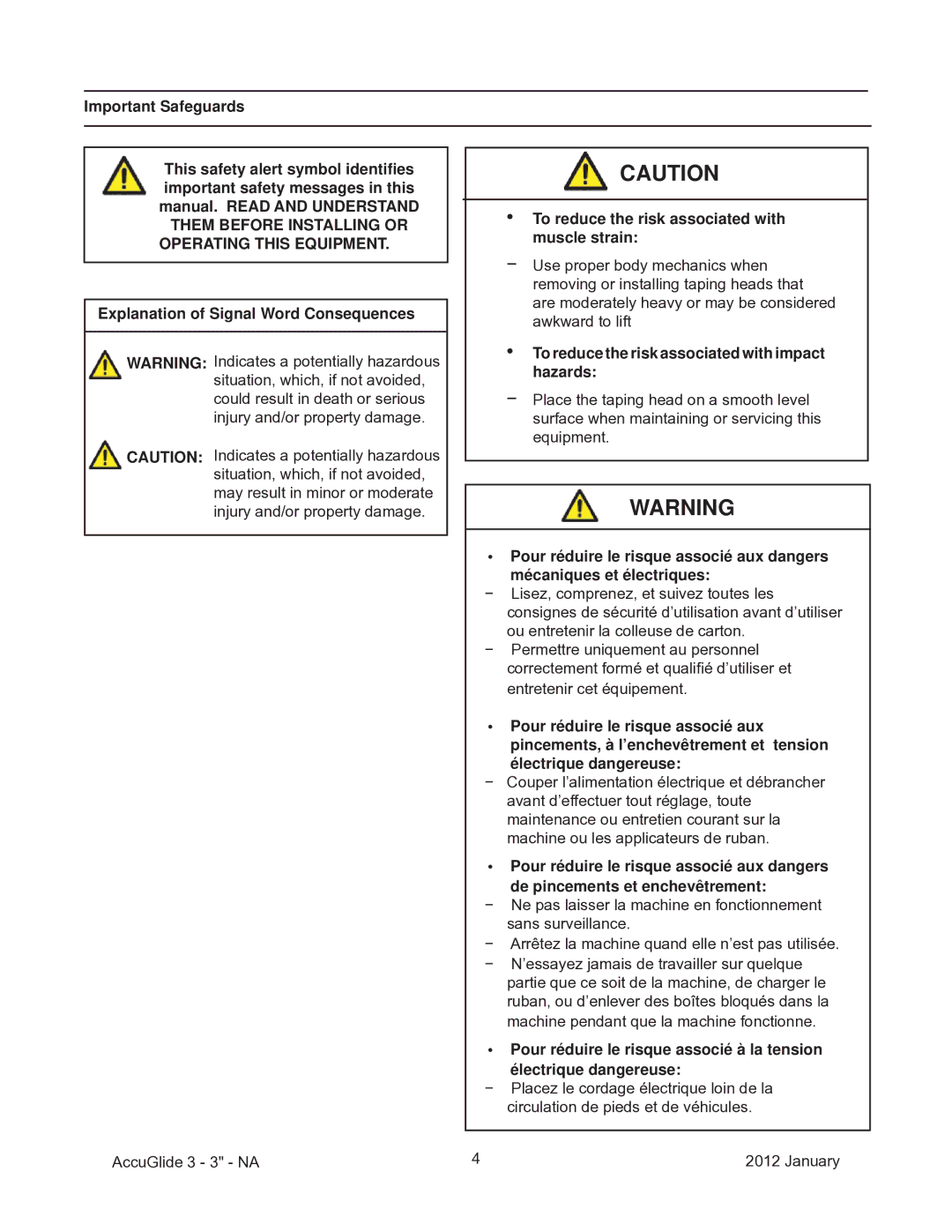 3M 40800 operating instructions Operating this Equipment, To reduce the risk associated with impact hazards 