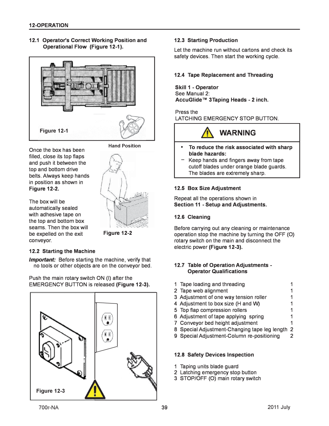 3M 40800 operating instructions Operation 