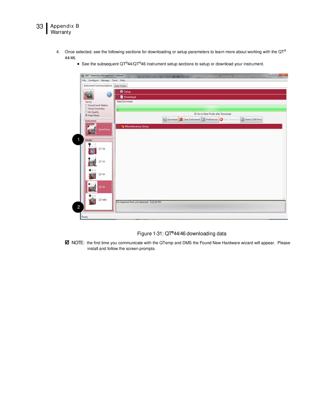 3M user manual 31 QT⁰44/46 downloading data 