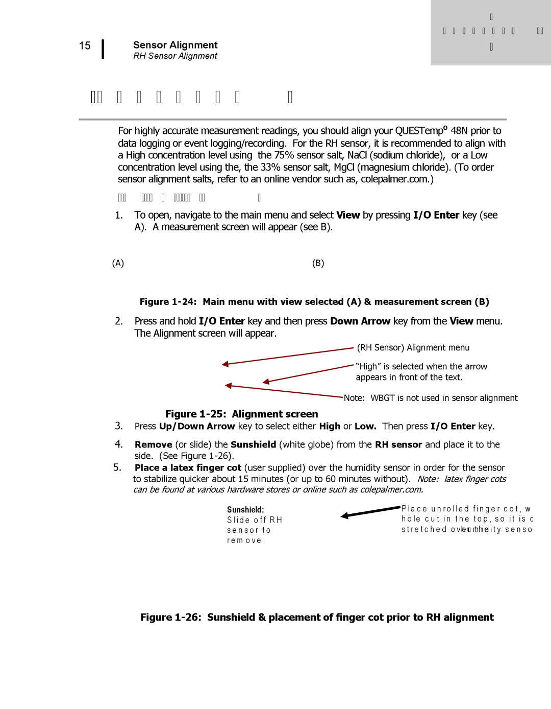 3M 48N user manual RH Sensor Alignment 