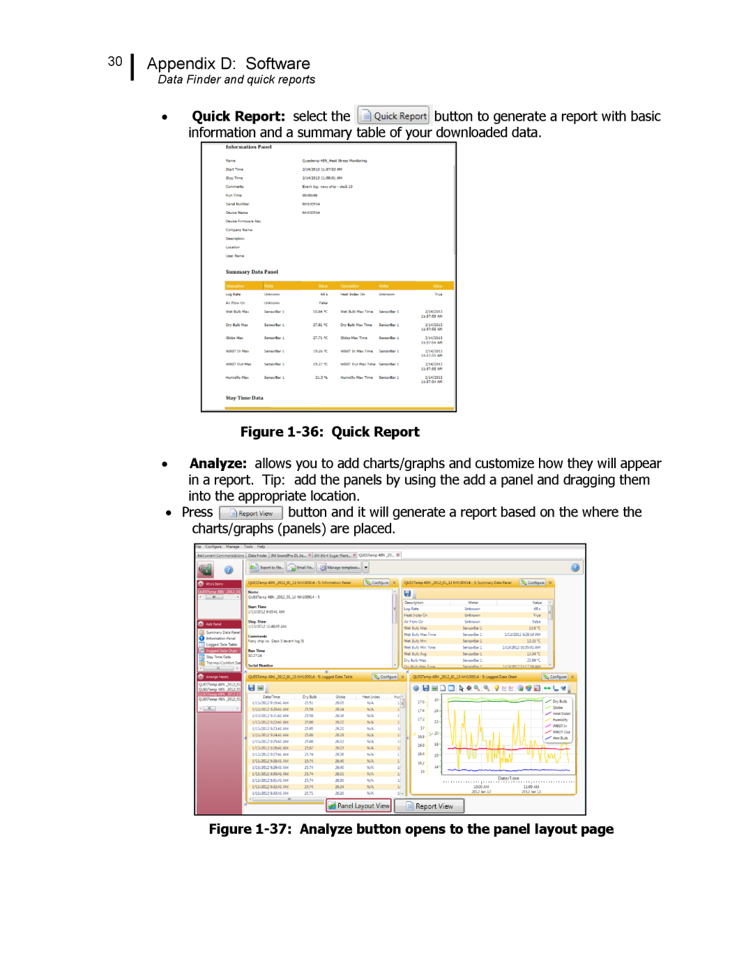 3M 48N user manual Quick Report select 