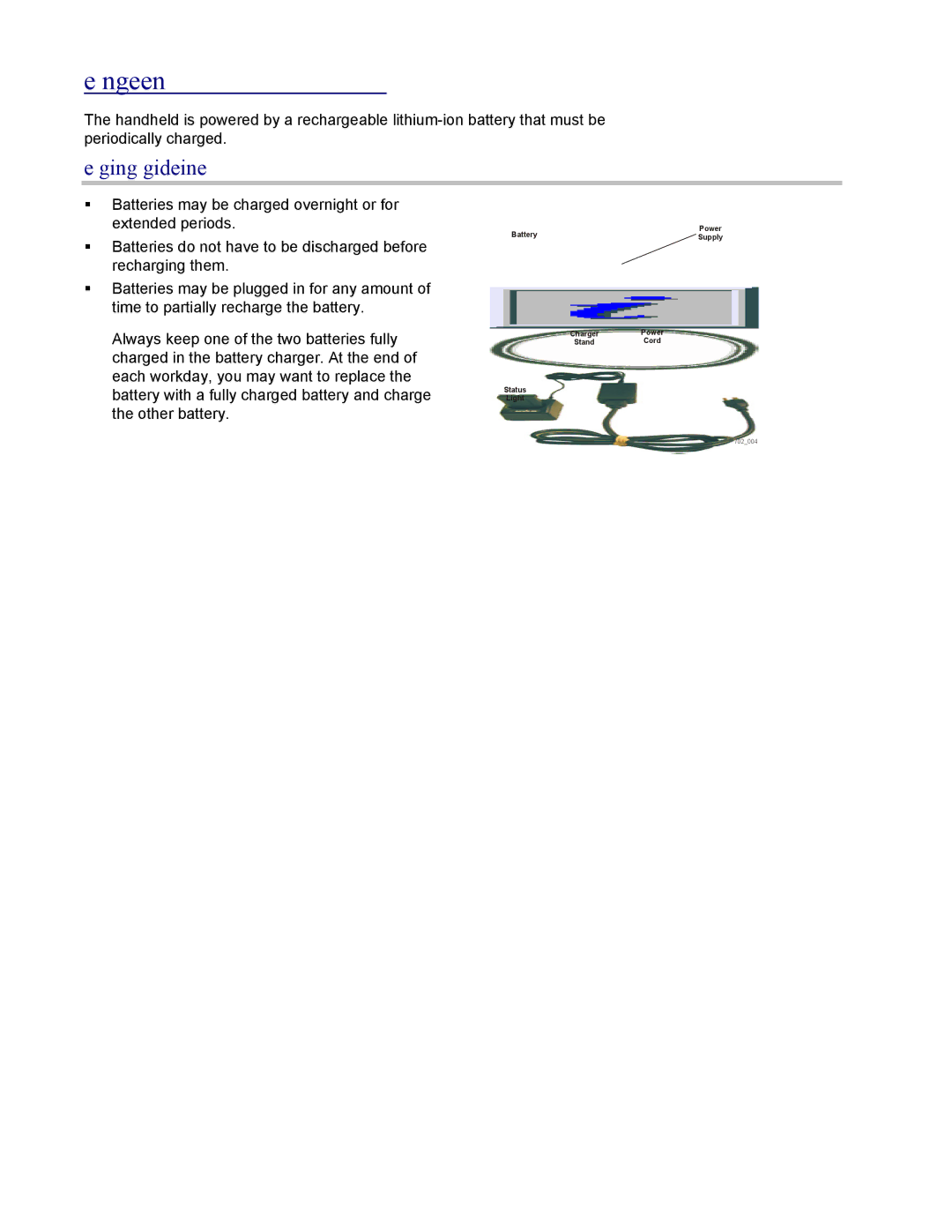 3M 802, 702 Battery Management, Battery charging guidelines, Checking the battery charge, Low battery warning messages 