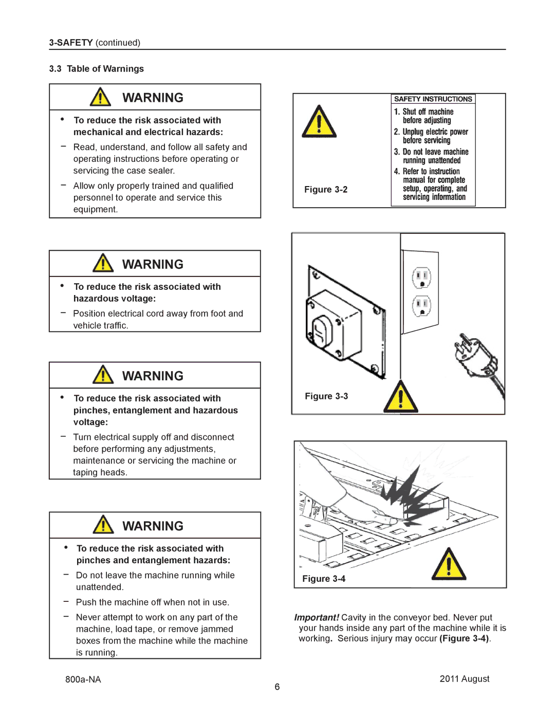 3M 800a manual To reduce the risk associated with hazardous voltage 