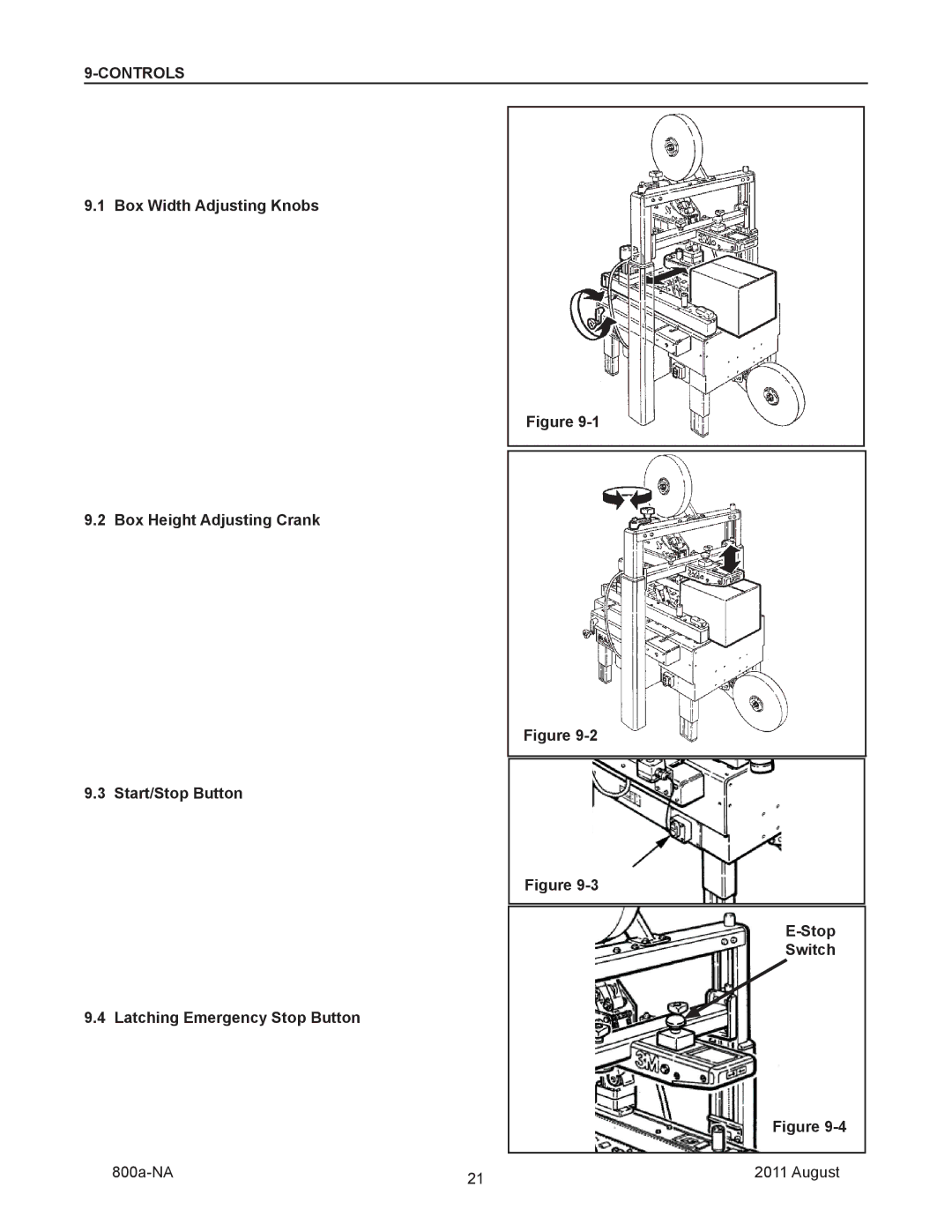 3M 800a manual Controls 