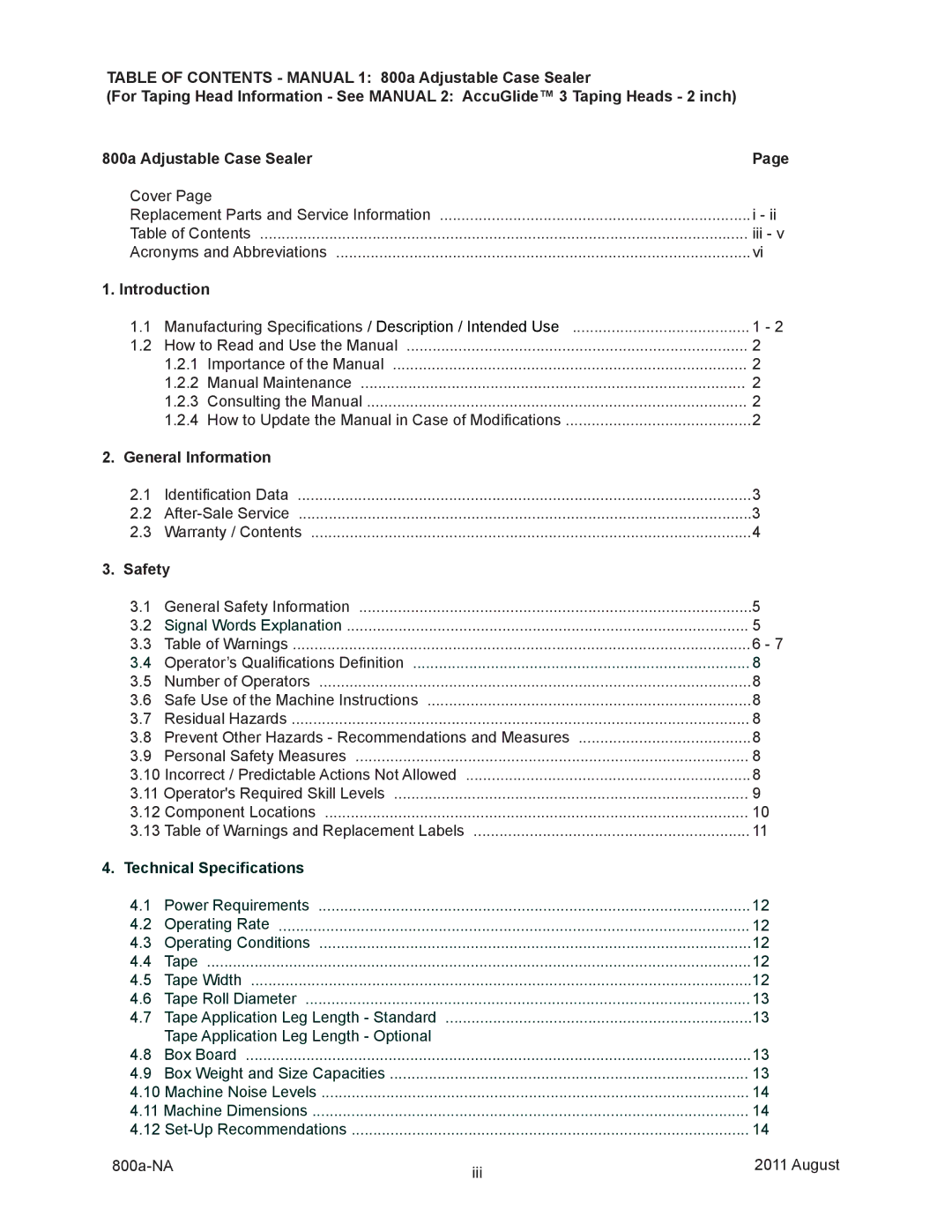 3M 800a manual Introduction, General Information, Safety 