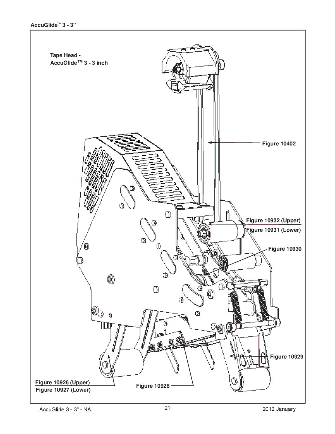 3M 800a3 manual Upper, Lower 