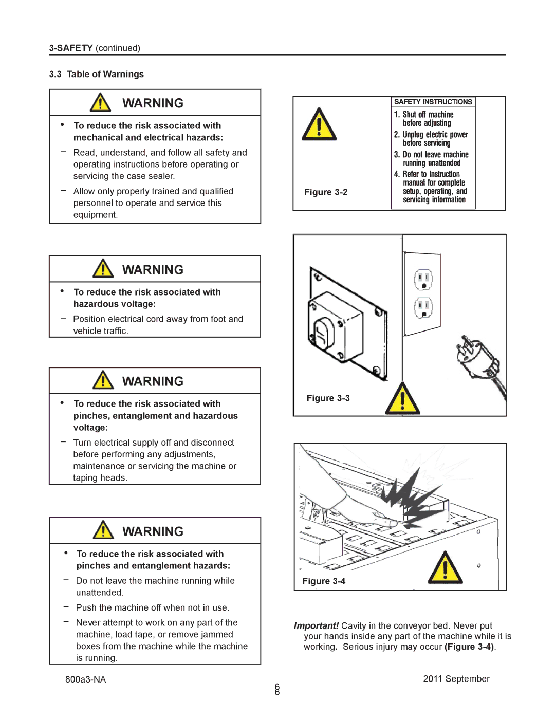 3M 800a3 manual To reduce the risk associated with hazardous voltage 