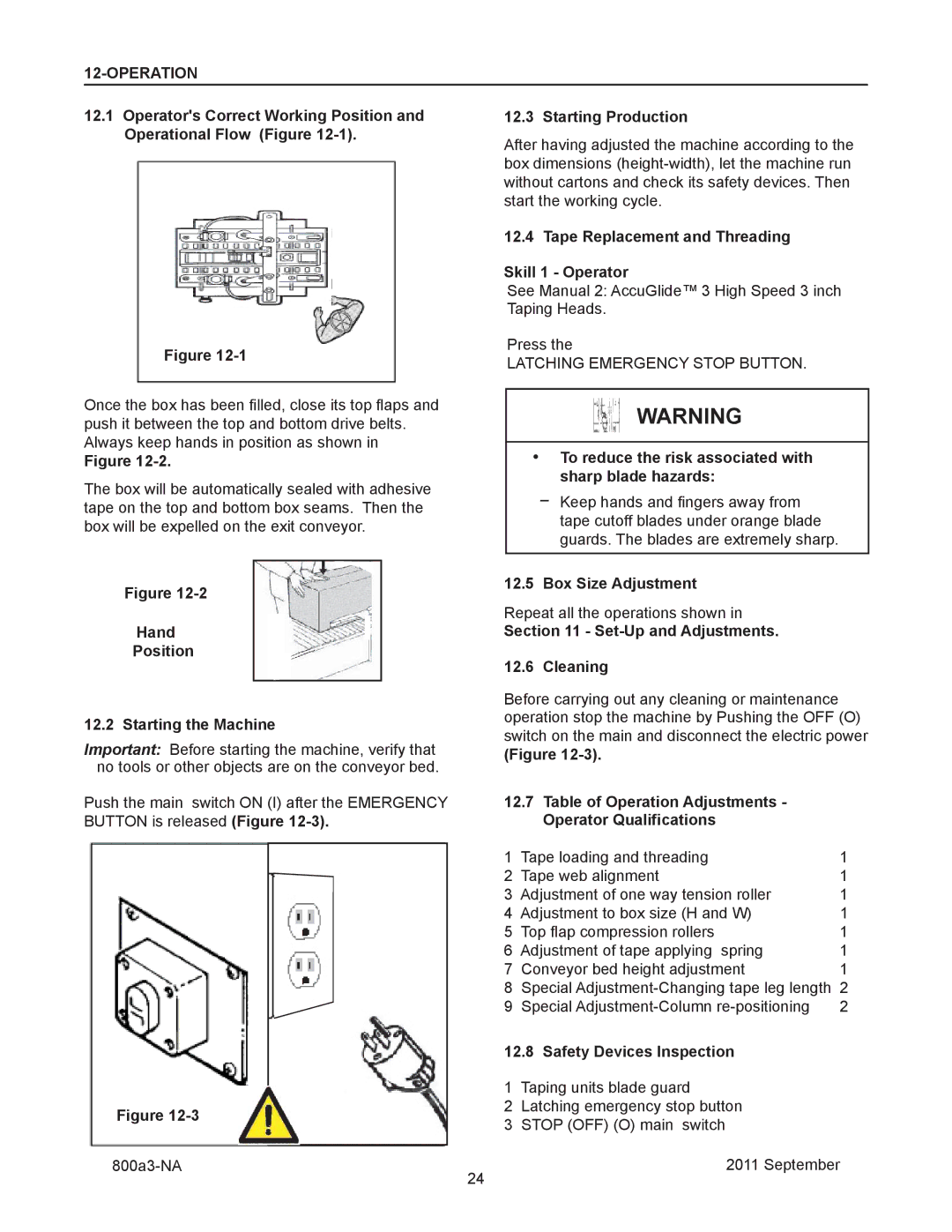 3M 800a3 manual Operation 