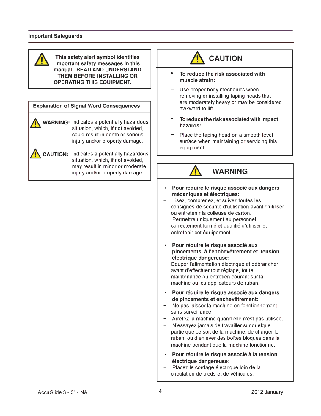 3M 800a3 manual Operating this Equipment, To reduce the risk associated with impact hazards 