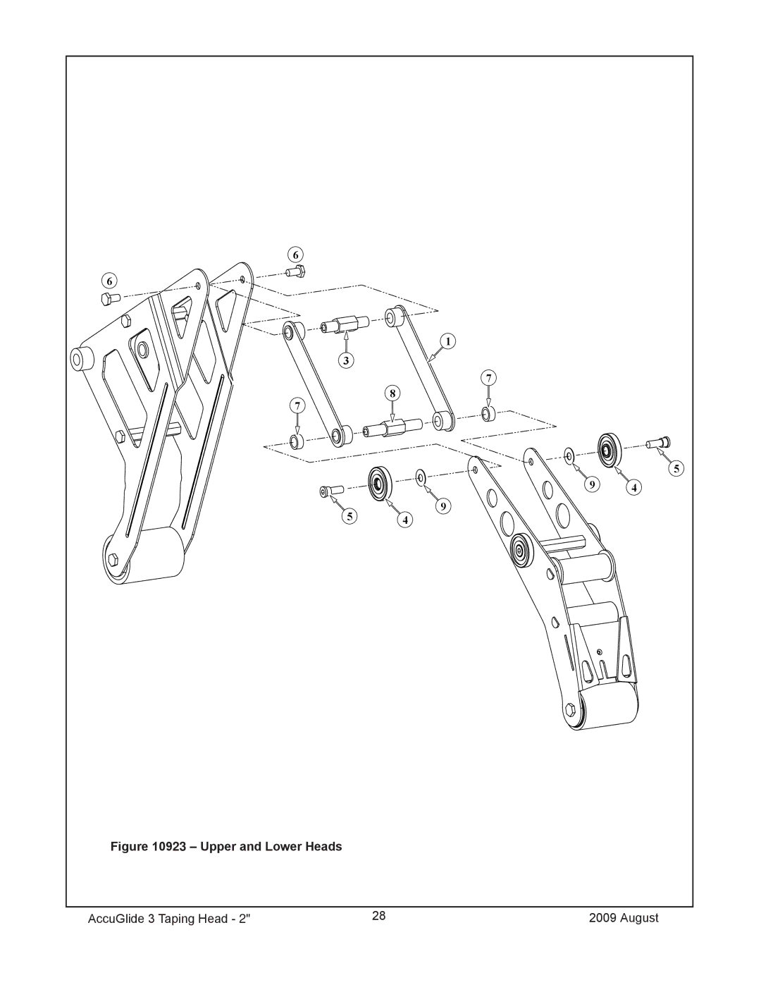 3M 800ab manual Upper and Lower Heads AccuGlide 3 Taping Head August 