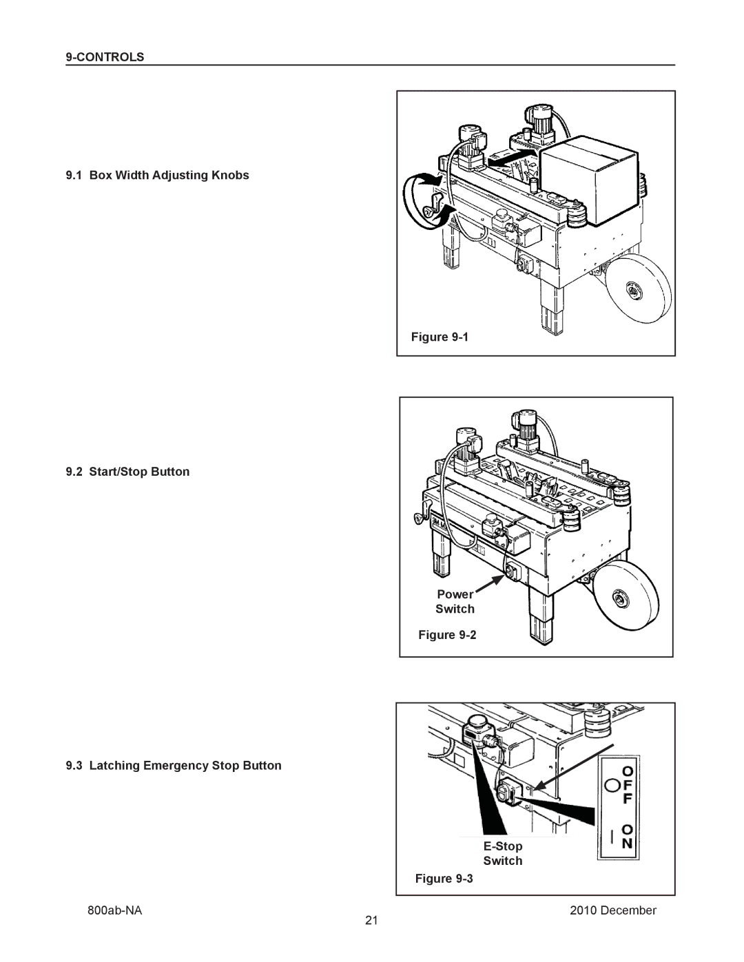 3M 800ab manual Controls 