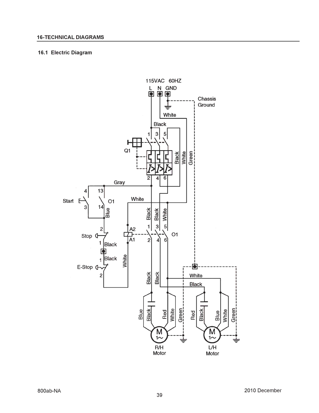 3M 800ab manual Technical Diagrams, Electric Diagram 