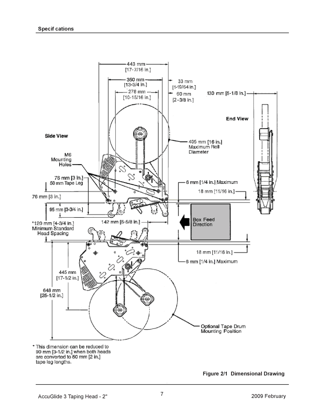 3M 800ab manual Dimensional Drawing 