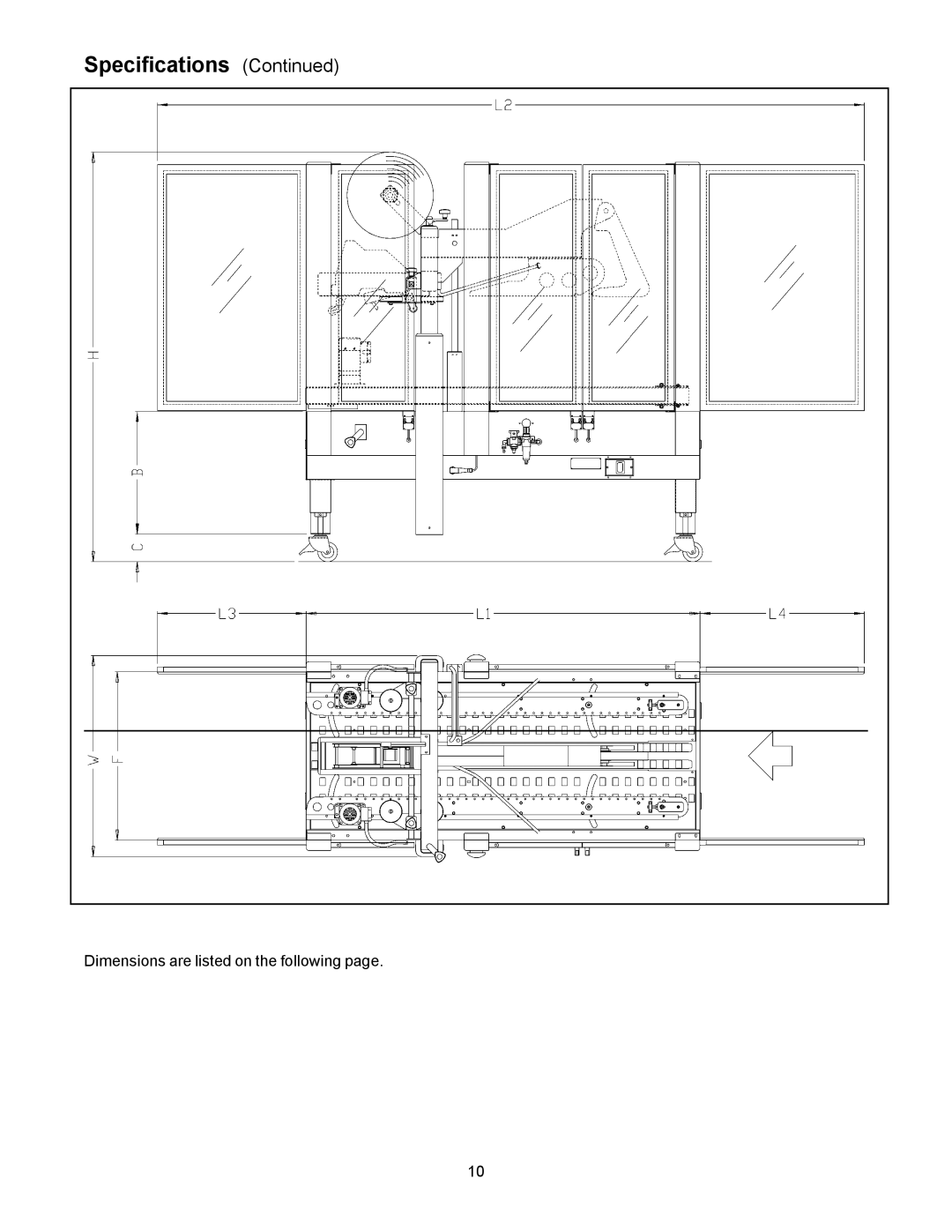 3M 800af-s manual Dimensions are listed on the following 