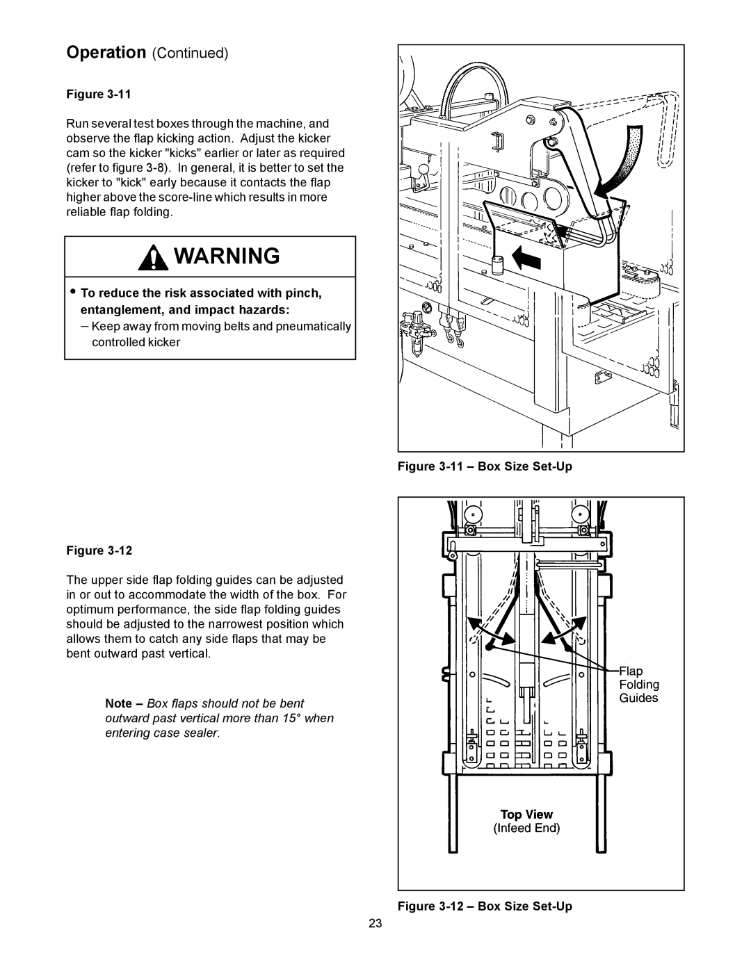 3M 800af-s manual Box Size Set-Up 