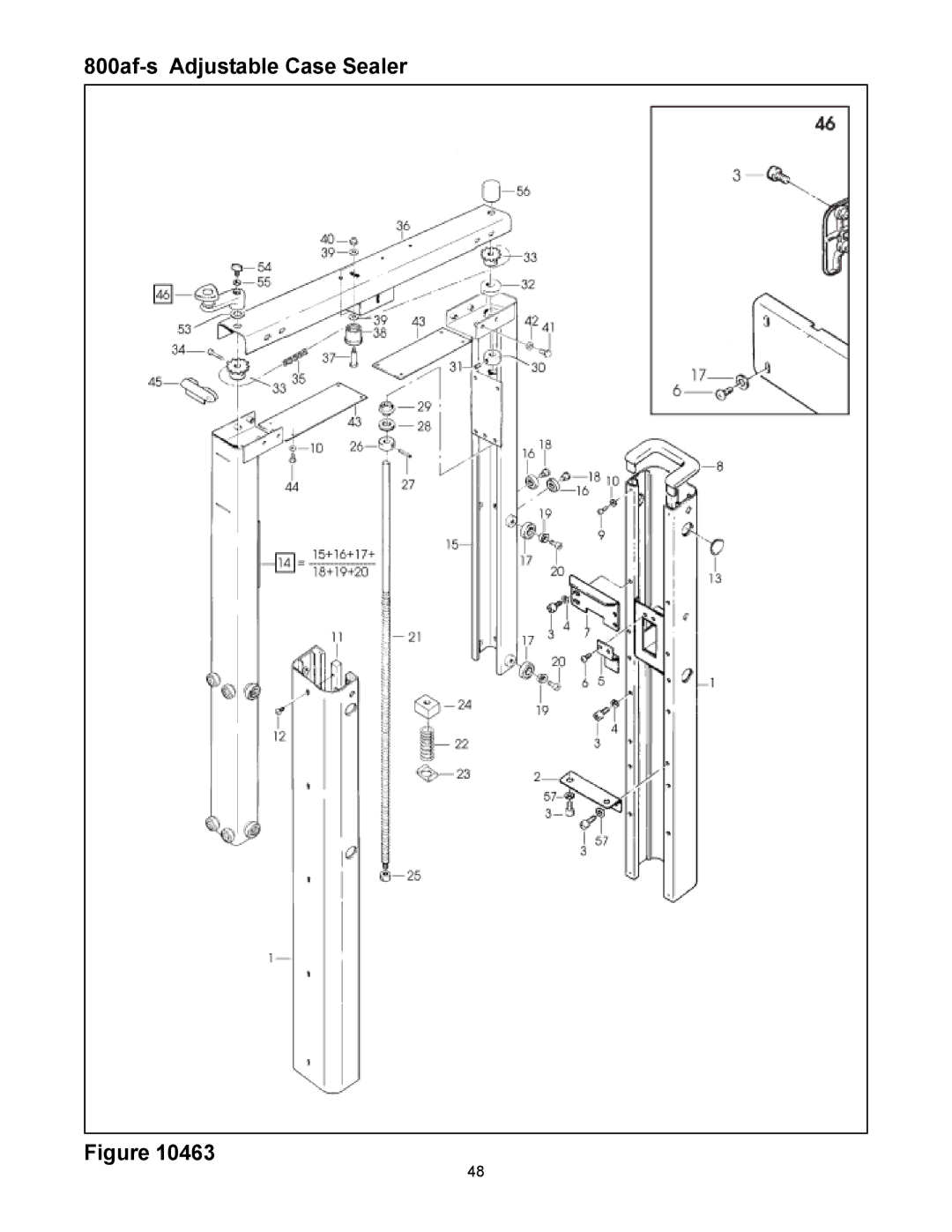 3M manual 800af-s Adjustable Case Sealer 