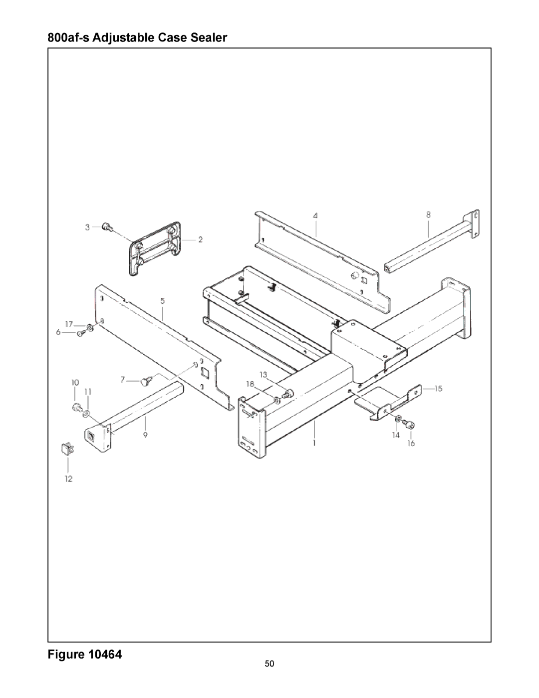 3M manual 800af-s Adjustable Case Sealer 