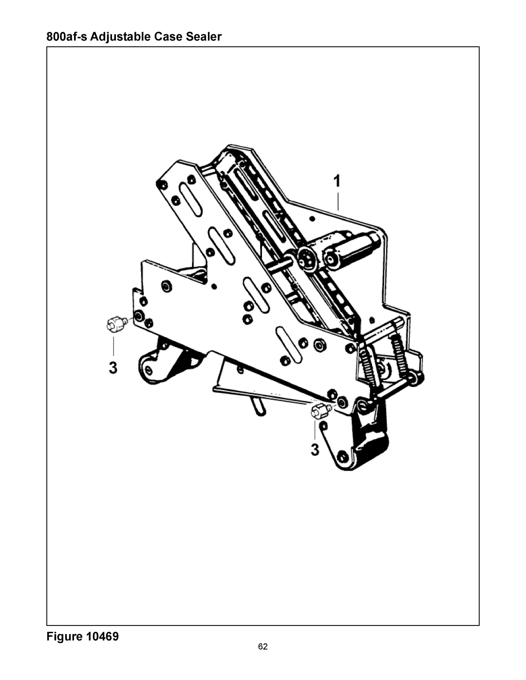 3M manual 800af-s Adjustable Case Sealer 